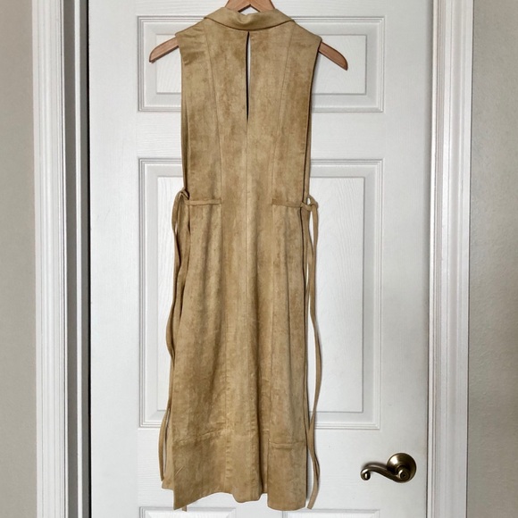 🌻HP🌻 BCBGMAXAZRIA GAIA OPEN TIE DUSTER VEST - Picture 12 of 13